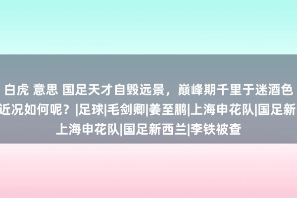 白虎 意思 国足天才自毁远景，巅峰期千里于迷酒色，打队友！他近况如何呢？|足球|毛剑卿|姜至鹏|上海申花队|国足新西兰|李铁被查