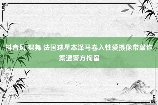 抖音风 裸舞 法国球星本泽马卷入性爱摄像带敲诈案遭警方拘留